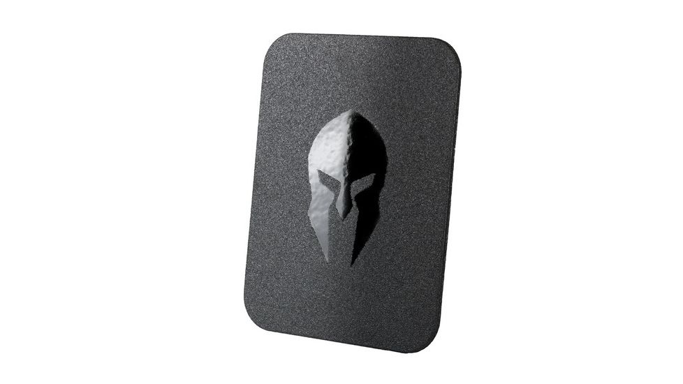 Spartan Armor Systems Backpack Armor - Spartan Armor Systems Armaply AR650 Steel Core Armor Panel, Black, 10x13, SAS-AR6501013R, SAS-AR6501013R