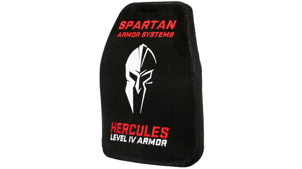 Spartan Armor Systems Hercules Level IV Ceramic Body Armor Set of Two, Black, 10x12, SAS-IV-BT-MC
