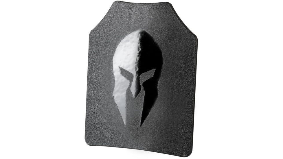 Spartan Armor Systems Omega Level III Body Armor Single Plate, Single Curve Base Coat, Black, 10x12, SA-500-10 X 12 SH SC BC