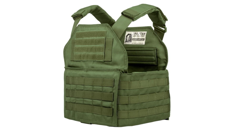 R500 Body Armor Level III Spartan Shooters Package, Small/Extra Large, OD Green, Adjustable, SASAR500PKGLEGIONODKIT