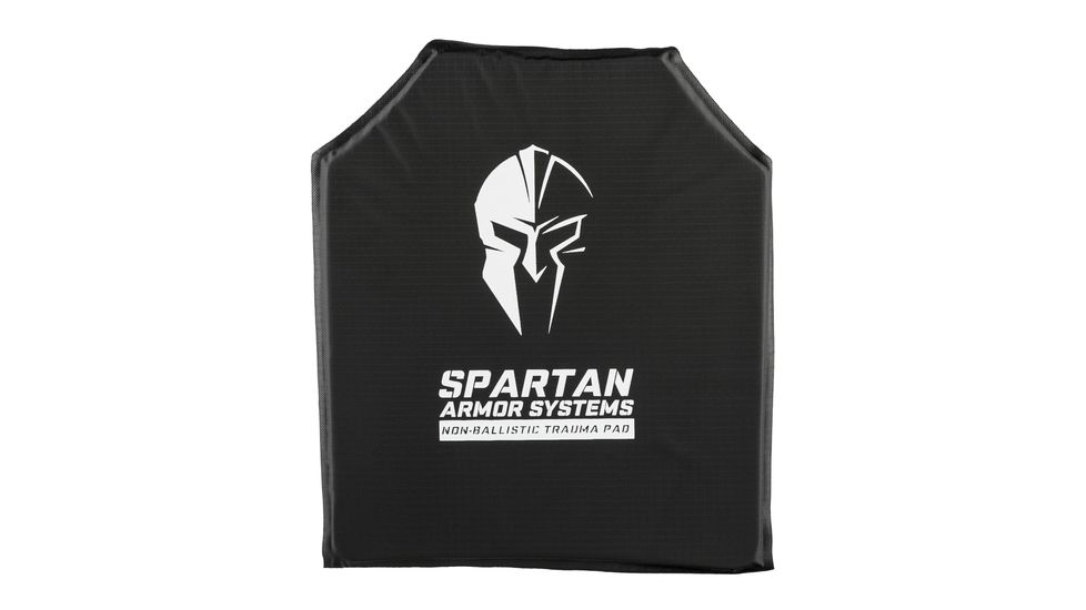Spartan Armor Systems Shooters Cut Trauma Pad Set Of Two, Black, 10x12 SAS-TP1012