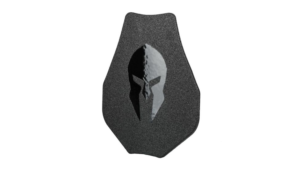 Spartan Armor Systems Spartan Omega AR500 Steel Core Armor Body Armor, Set of Two, Swimmers Cut, Black, 11x14, SAS-AR5001114-SW-FC-ATC, SAS-AR5001114-SW-FC-ATC