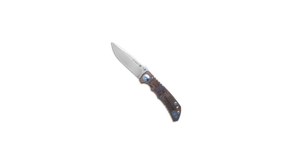 Spartan Blades Spartan Blades Harsey MagnaCut Folder Frame Lock Knife King Tut 4" SW, Blue/Bronze, CPM MagnaCut, adult, BHQ-221503