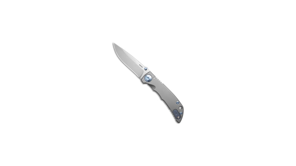 Spartan Blades Spartan Blades Harsey SHF Frame Lock Knife Titanium/Blue Hardware 3.25" SW, Blue/Gray, CPM S45VN, adult, BHQ-216911