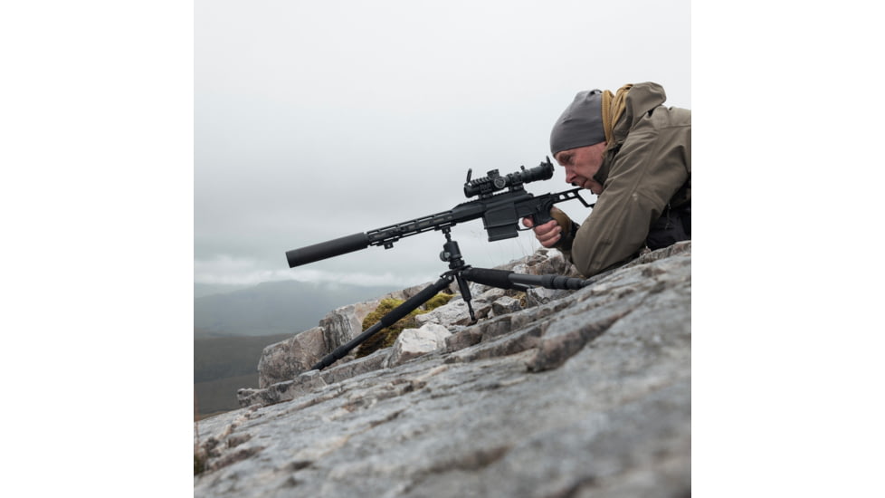 Spartan Precision Equipment Ascent Tripod w/Davros Pro Head, Gen 2, Mountain, SP03-022-R