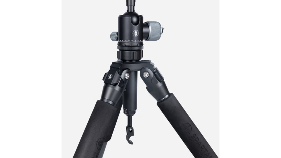 Spartan Precision Equipment Ascent Tripod w/Davros Pro Head, Gen 2, Woodland, SP03-023-R