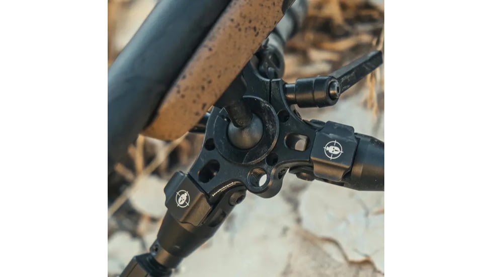 Spartan Precision Equipment Disc-Lok Spigot Hoplite Tripod, Black, SP03-039-R