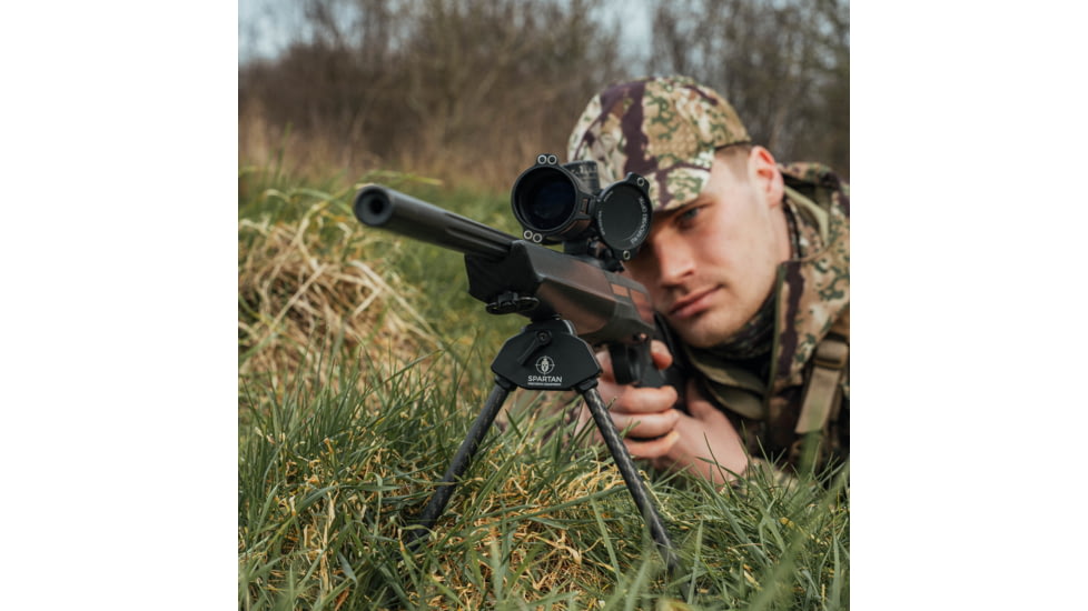 Spartan Precision Equipment Javelin Lite Long Bipod w/o Adapter, Black, SP01-053-R-BLK