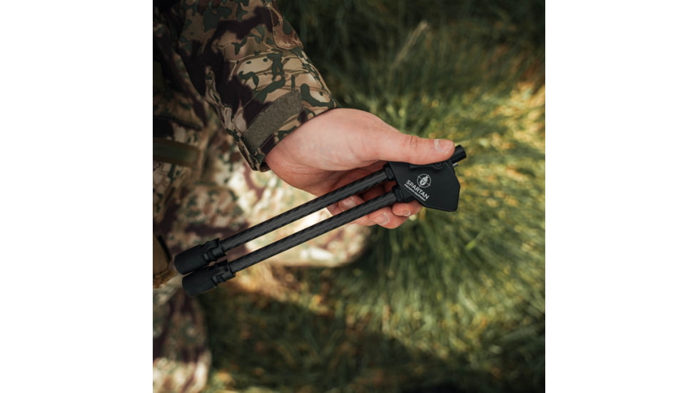 Spartan Precision Equipment Javelin Lite Long Bipod w/o Adapter, Black, SP01-053-R-BLK