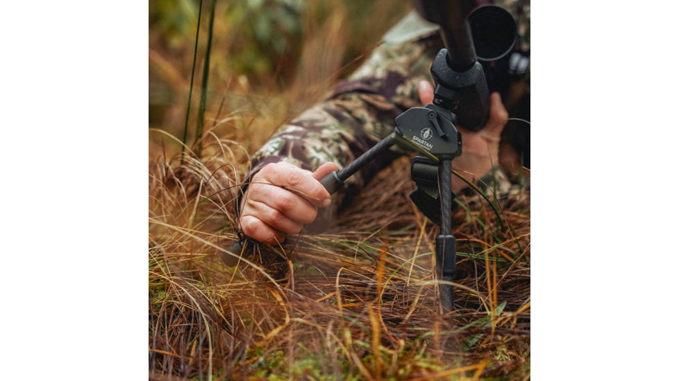 Spartan Precision Equipment Javelin Lite Standard Bipod w/o Adapter, Black, SP01-054-R-BLK