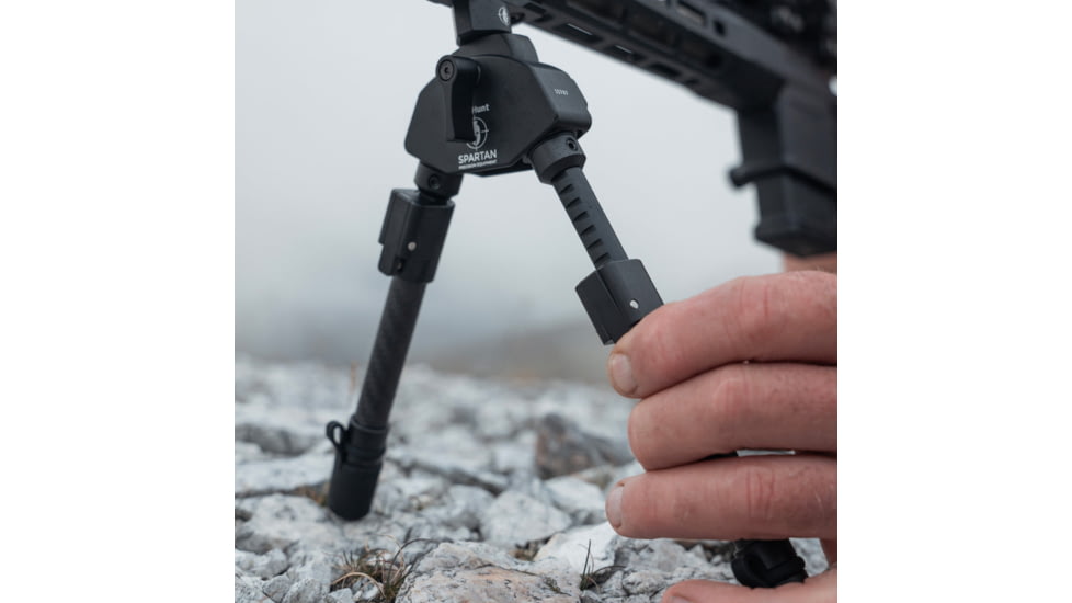 Spartan Precision Equipment ProHunt TAC Bipod, Standard Length, Black, SP01-06-R-BLK