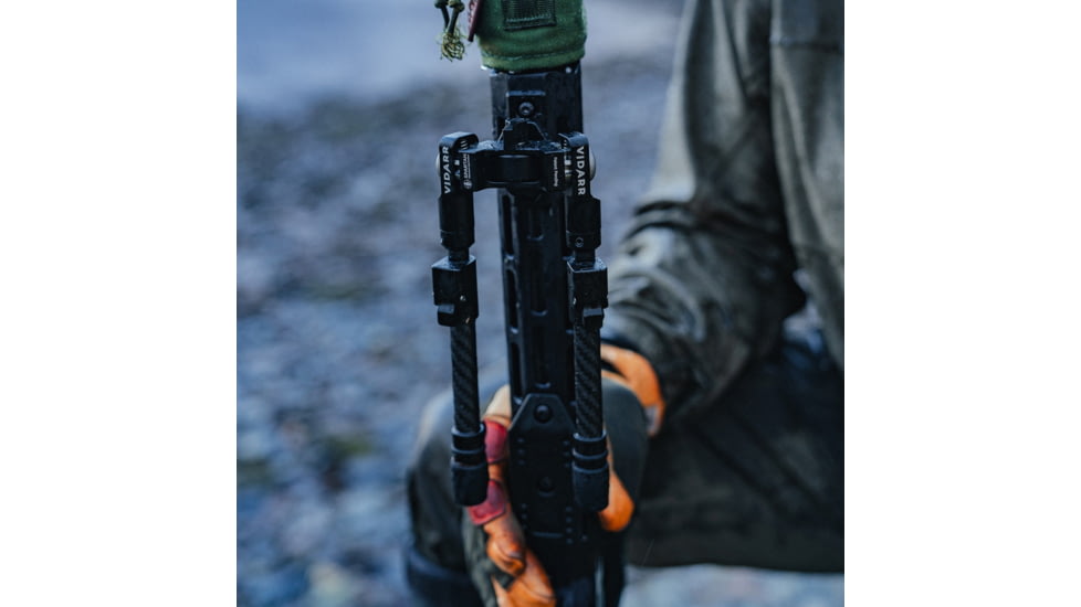 Spartan Precision Equipment Vidarr Bipod, DiscLok M-Lok Adapter, Black, SP01-046-R-BLK