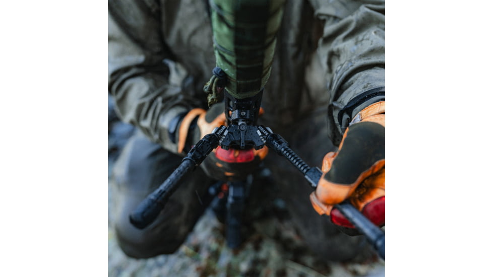 Spartan Precision Equipment Vidarr Bipod, DiscLok M-Lok Adapter, Black, SP01-046-R-BLK