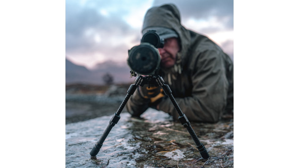 Spartan Precision Equipment Vidarr Bipod, DiscLok M-Lok Adapter, Black, SP01-046-R-BLK