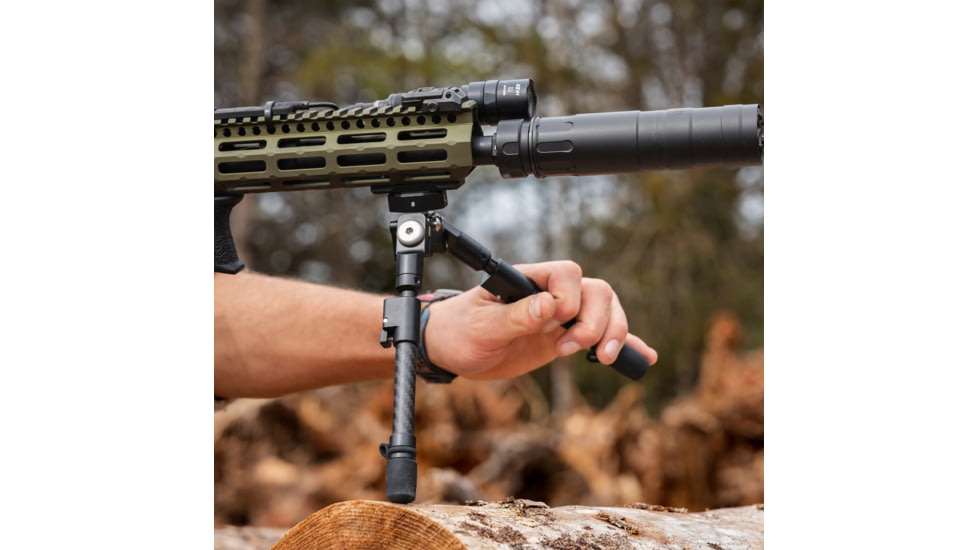 Spartan Precision Equipment Vidarr Bipod, DiscLok M-Lok Adapter, Black, SP01-046-R-BLK