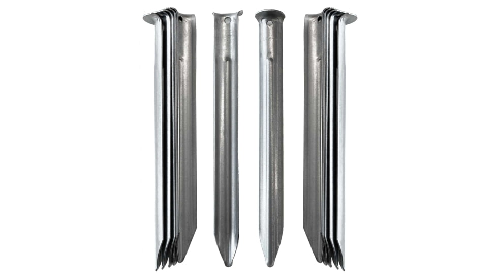 SPATZ Steel Halfround PAK-12 Pegs, Grey, 2899630011111