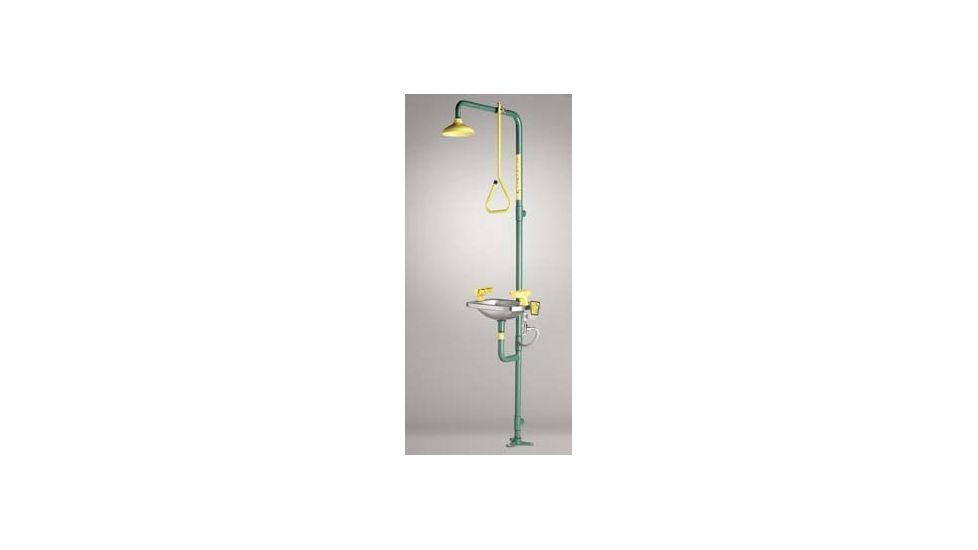 Speakman Safety Shower and Eye/Face Washes, Speakman SE-603 With Galvanized Steel Stanchion
