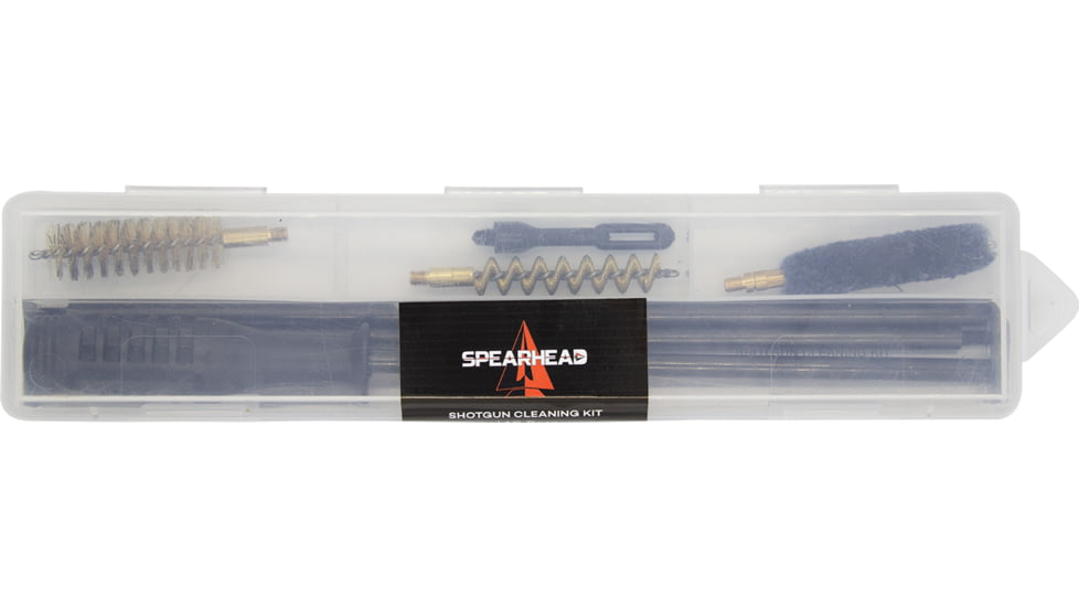 Spearhead Steel Cleaning Kit for .410 Bore Shotgun in Plastic Box, Black, 9003