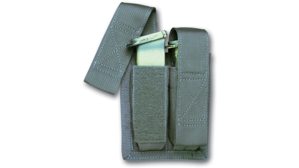 Spec Ops M-9 Double Magazine Pouch w/ Hook &amp; Loop Closure, Foliage Green - 100500212