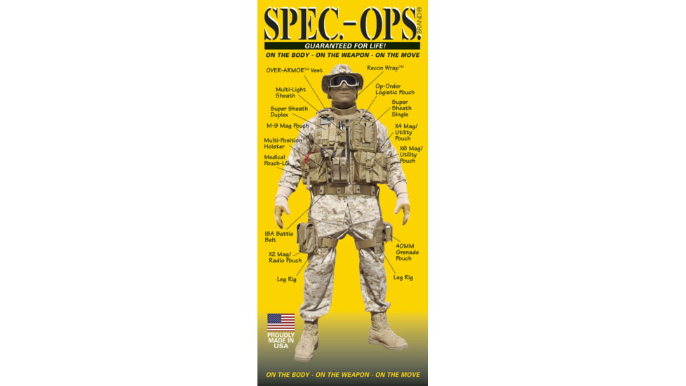 Spec Ops Extender Panels for OVA Over-Armor Vest, CYB - Coyote Brown