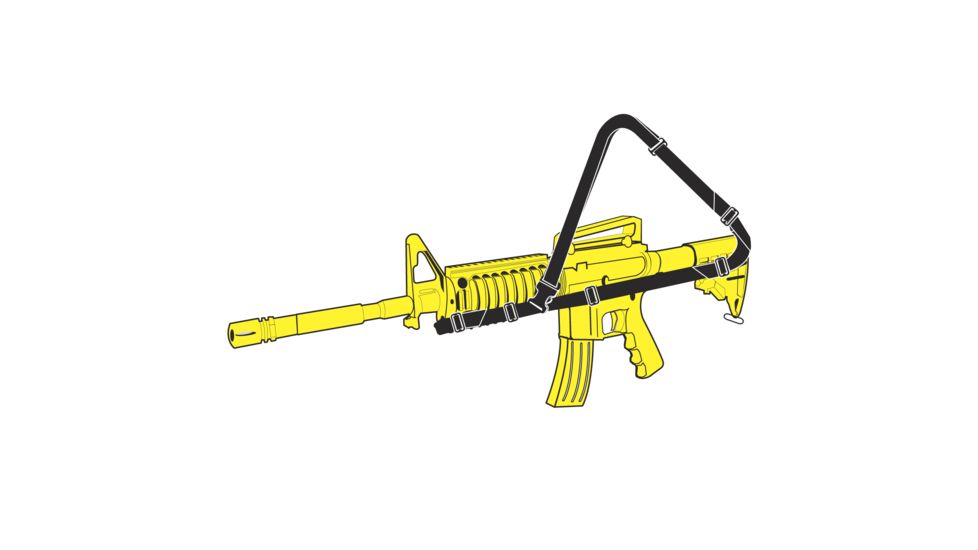 Spec Ops Sling101 CQB Sling, Black - M-4/M-16 &amp; Shotguns - 100350301