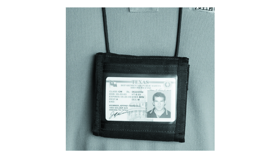 Spec-Ops Nylon T.H.E. Wallet J.R., Black w/ 'Shark-Bite' Closure 100070201