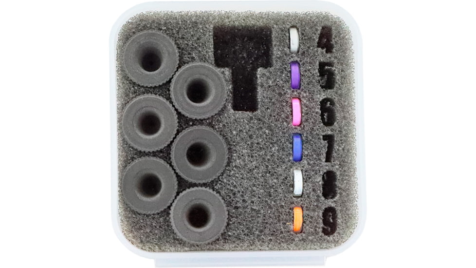 Specialty Archery Iron I Rifle Peep Kit Contains 6 Apertures and 6 Verifiers w/ Case, 1502627