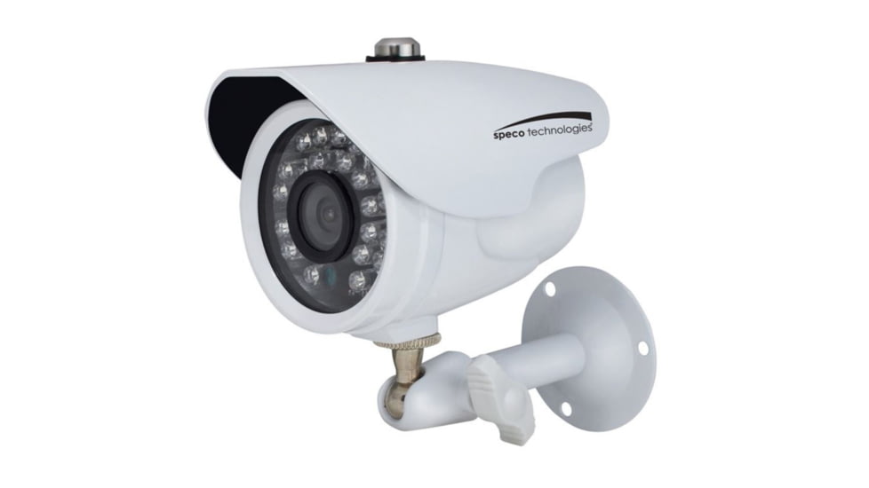 Speco Tech 2MP Color Waterproof Marine Bullet Camera w/IR, 10' Cable, 3.6mm Lens, White Housing HD-TV1 71174