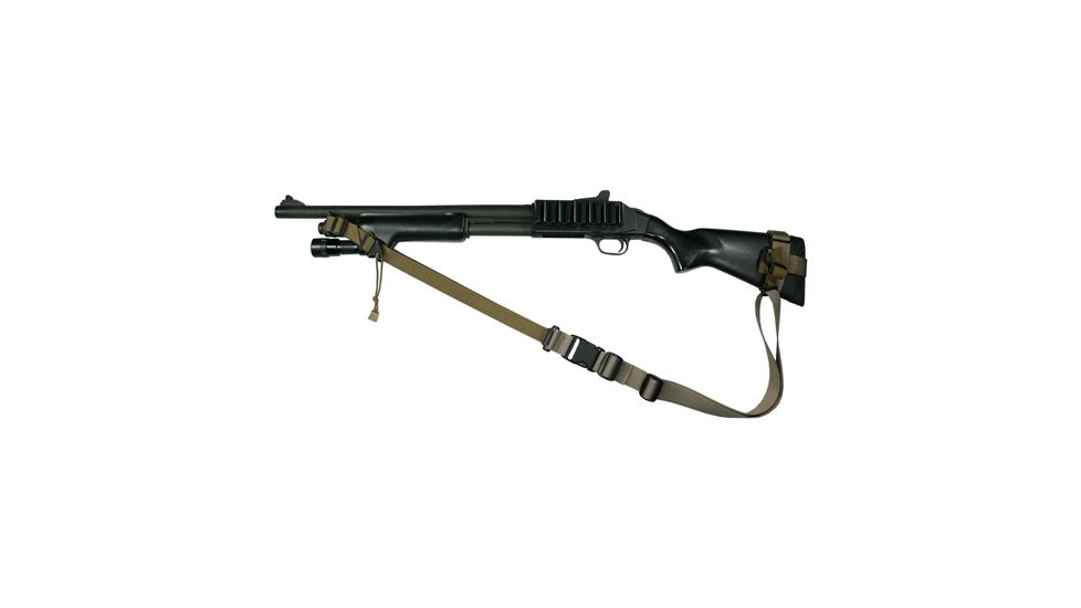 Specter Gear 2 Point Tactical Sling, Mossberg 590/590A1 w/ Hogue 12in LOP Stock, Ambidextrous w/ ERB,Coyote 763 COY-ERB