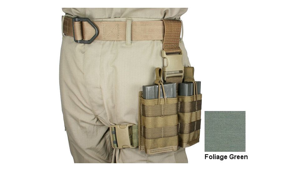 Specter Gear 20 rd. 7.62 x 51mm NATO 2 Magazine Rapid Reload Tactical Thigh Rig,Foliage Green 741 FG