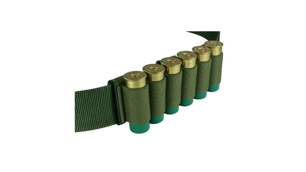 Specter Gear Belt Mounted 6 rd. Shotshell Carrier, Fits 1.75in Pants Belts, OD Green, 890 OD