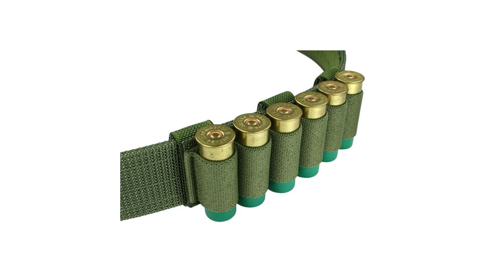 Specter Gear Belt Mounted 6 rd. Shotshell Carrier, Fits 2in Duty and Tactical Belts, OD Green, 891 OD