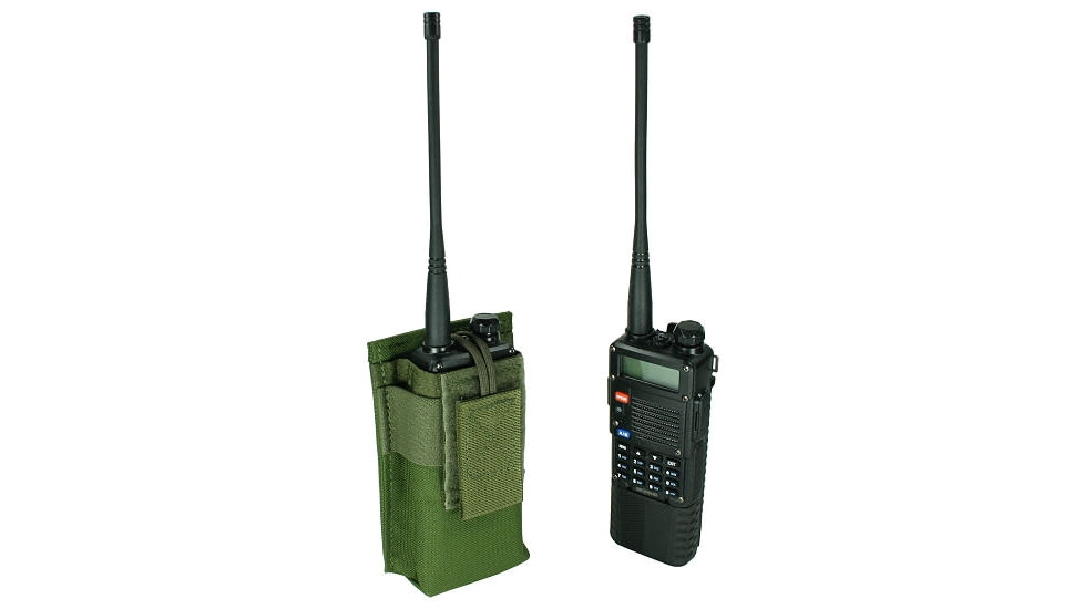 Specter Gear Belt Mounted Radio Pouch, fits Baofeng UV-5R / BF-F8HP With Extended Length Battery, OD Green, 1207 OD