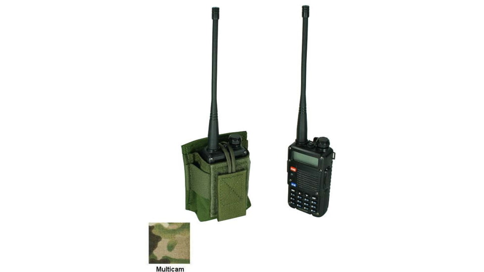 Specter Gear Belt Mounted Radio Pouch, fits Baofeng UV-5R / BF-F8HP With Standard Length Battery, Multicam, 1205 MULT