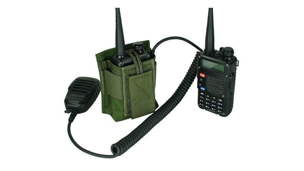 Specter Gear Belt Mounted Radio Pouch, fits Baofeng UV-5R / BF-F8HP With Standard Length Battery, OD Green, 1205 OD