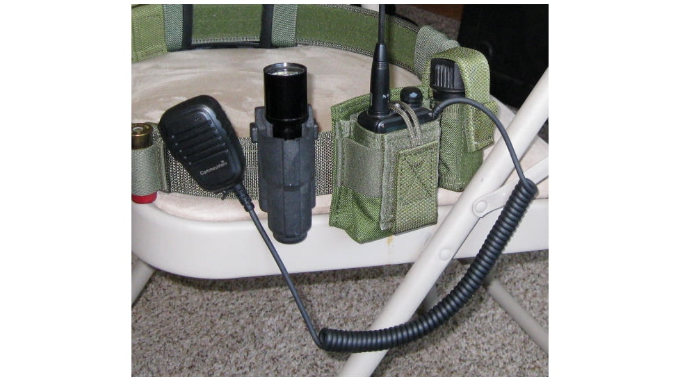 Specter Gear Belt Mounted Radio Pouch, fits Baofeng UV-5R / BF-F8HP With Standard Length Battery, OD Green, 1205 OD