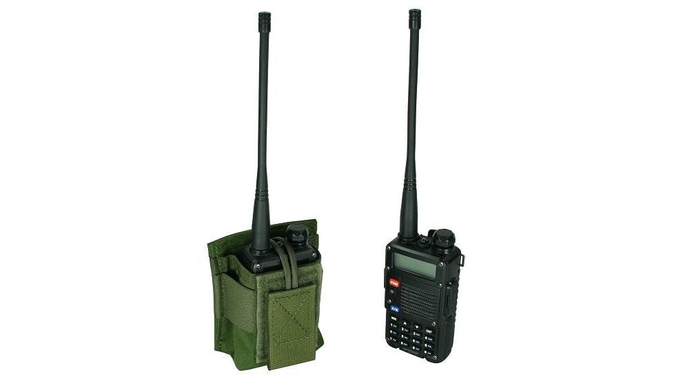 Specter Gear Belt Mounted Radio Pouch, fits Baofeng UV-5R / BF-F8HP With Standard Length Battery, OD Green, 1205 OD