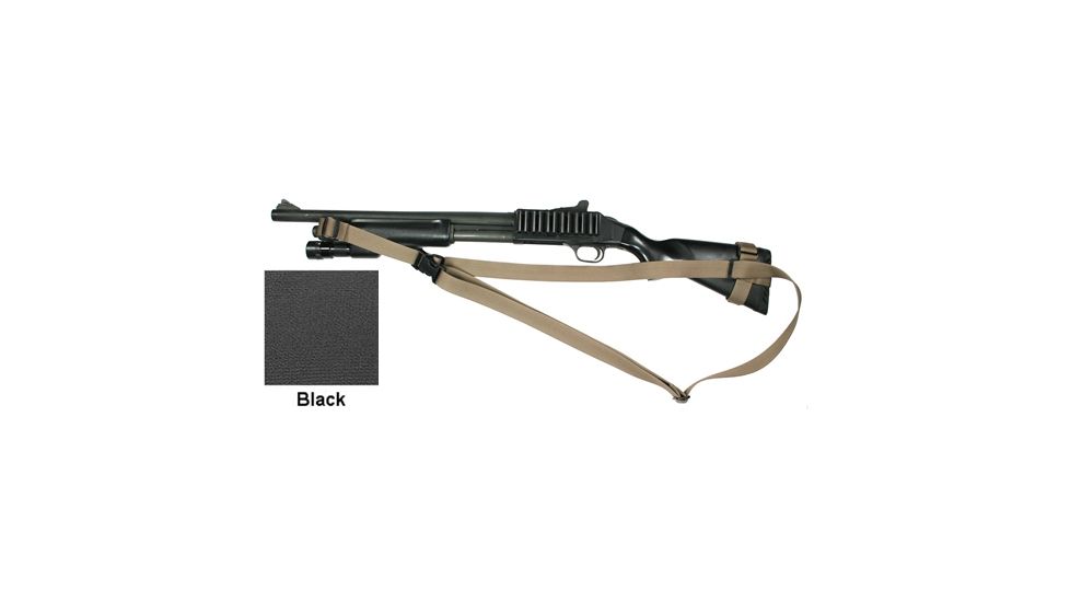 Specter Gear CQB Sling, Mossberg 590/590A1 w/ Hogue 12in LOP Stock, Ambidextrous - Black 760 BLK