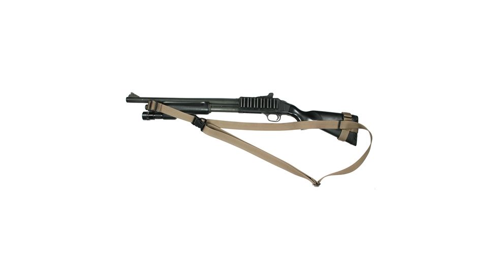Specter Gear CQB Sling, Mossberg 590/590A1 w/ Hogue 12in LOP Stock, Ambidextrous - Coyote 760 COY