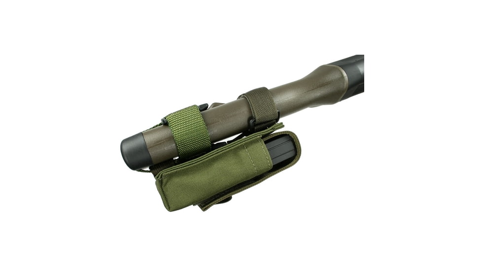 Specter Gear G3/HK91 Buttstock Magazine Pouch, Holds (1) 20 rd. 7.62x51mm Magazine, Fits Fixed Stocked G3/HK91 Type Rifles, Olive Drab, Drab 840-OD