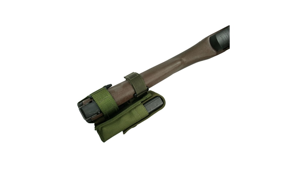 Specter Gear M-14 Buttstock Magazine Pouch, Holds (1) 20 rd. 7.62x51mm Magazine, Fits Fixed Stocked M-14 Rifles, Olive Drab, Drab 837-OD