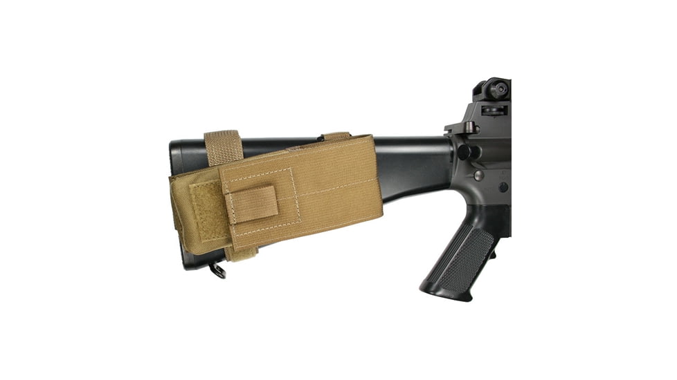 Specter Gear M-16 / AR-15 Buttstock Magazine Pouch, Holds 1, 30 round 5.56mm Magazine, Rear Adapter Provided, Olive Drab Green, 982 OD