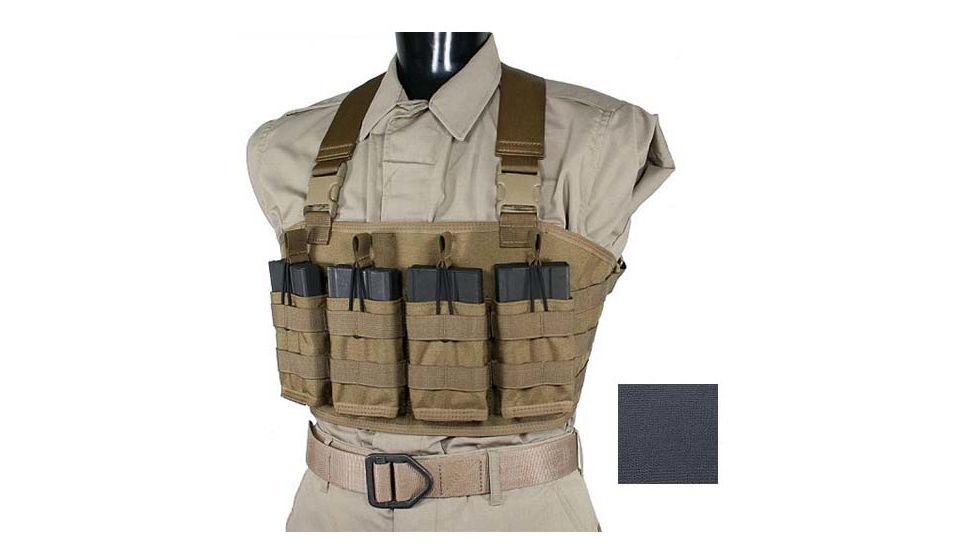 Specter Gear M-2 Mk-2 Rapid Reload Chest Carrier, 7.62NATO - Black 594 BLK