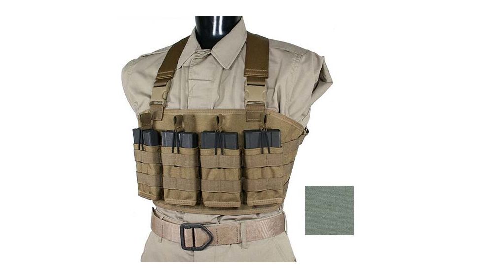 Specter Gear M-2 Mk-2 Rapid Reload Chest Carrier, 7.62NATO - Foliage Green 594 FG