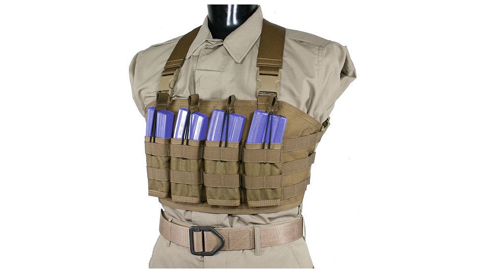 Specter Gear M-2 Mk-1 Rapid Reload Chest Carrier (5.56mm) - Coyote 593 COY