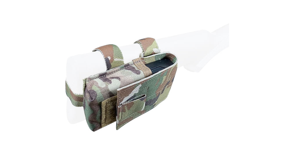 Specter Gear Mini-14 Buttstock Magazine Pouch BMP, Holds 1, 20 round 5.56mm Magazine, Rear Adapter Provided, Black, 911 BLK