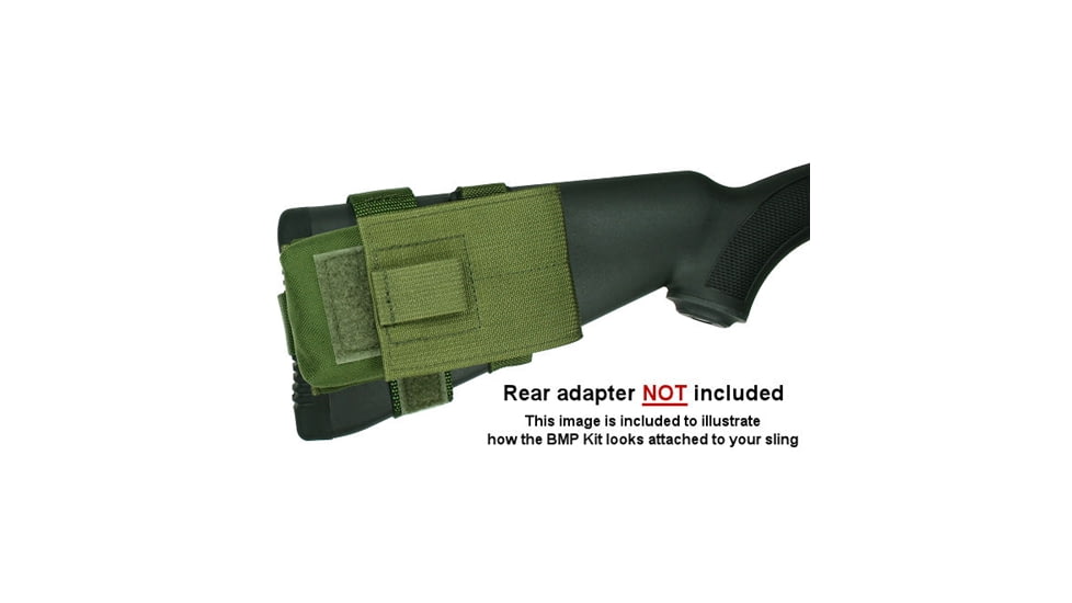 Specter Gear Mini-14 Buttstock Magazine Pouch BMP Kit, Holds 1, 20 rd. 5.56mm Magazine, No Rear Adapter Provided, Olive Drab Green, 910 OD