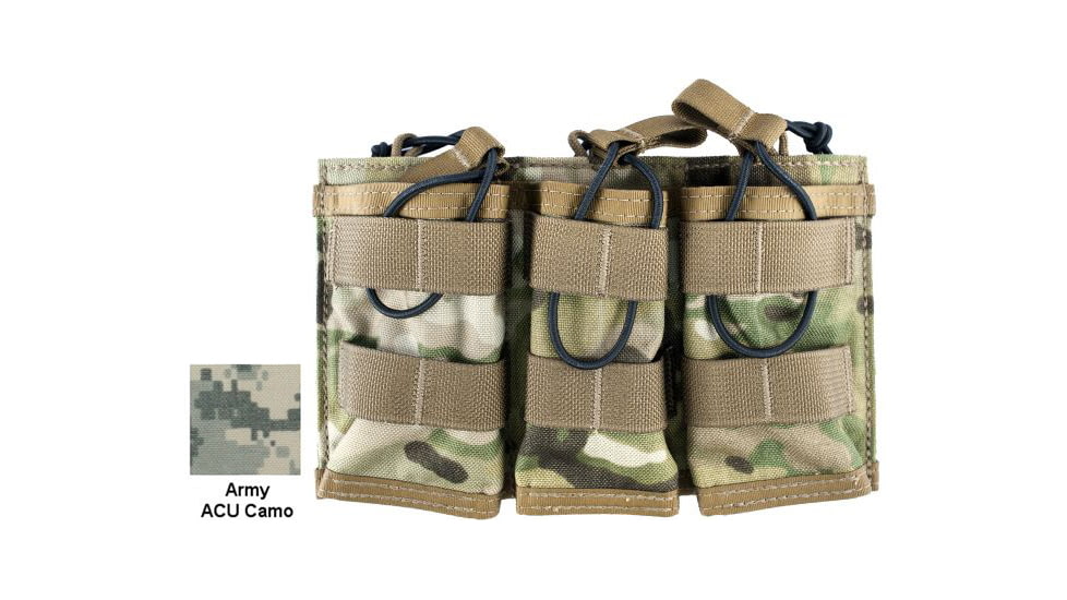 Specter Gear Modular 5.56mm 30rd. Rapid Reload Triple Mag Pouch - ACU 473 ACU
