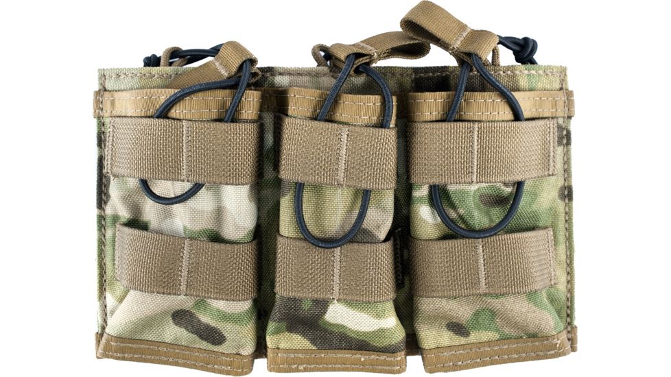 Specter Gear Modular Triple 5.56mm 30rd. Rapid Reload Mag Pouch (Holds 3) - MultiCam 473 MULT 