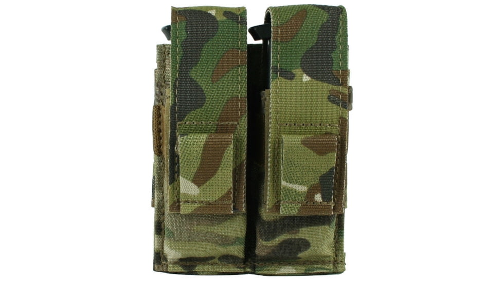 Specter Gear MOLLE Double Universal Pistol Magazine Pouch, Vertical Draw, Multicam, 1135 MULT